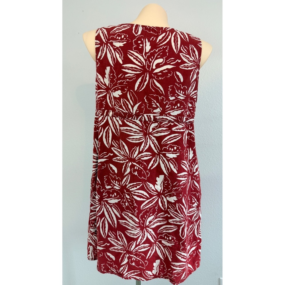 Patagonia Pataloha Dress 14 Floral Organic Cotton Tropical Coastal Pockets - Picture 10 of 11